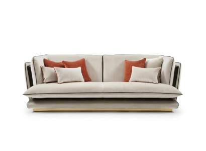 Designer 3-seater sofa upholstered sofa with armrest couch sofa upholstered sofas couch