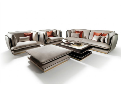 Sofa set 311-seater stool set furniture sofa upholstery group couch arredoclassic