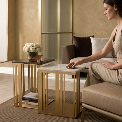 Living room coffee table elegant luxury design side tables table arredoclassic
