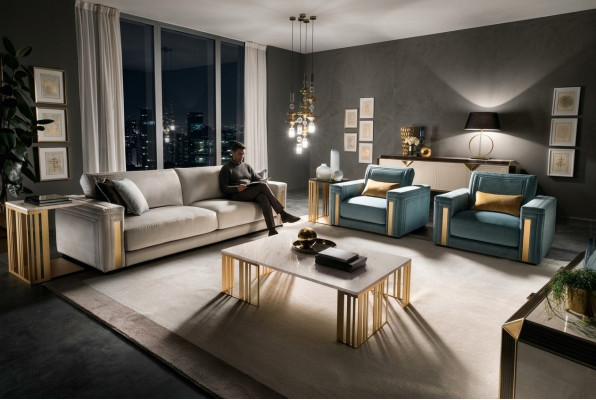 3-seater sofa set design sofa upholstered couches luxury arredoclassic