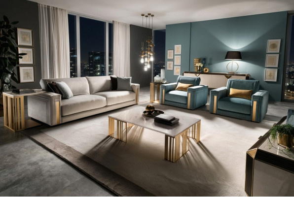 3-seater sofa set design sofa upholstered couches luxury arredoclassic