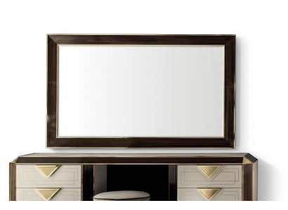 Design Mirror Wall Mirror Modern 110x190 Furniture Wood Frame arredoclassic New