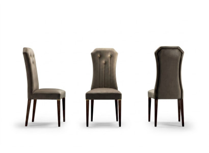 Armchair Chair 1x Dining Room Television Lounge Textile Seat Upholstered Chair arredoclassic