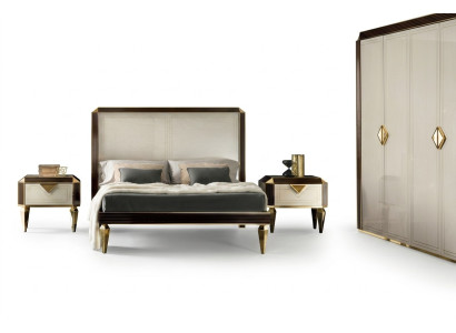 Bed Beds Hotel Luxury Designer Double Marriage Bedroom Beige arredoclassic