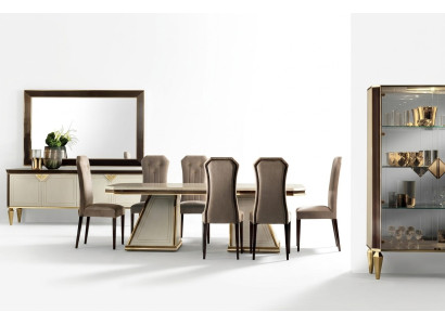 Dining table 6x chair dining room set dining group group table table arredoclassic 7-piece set.