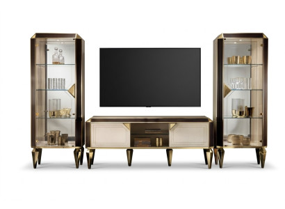 Designer RTV TV sideboard cabinet side low cupboard shelf luxury living room board