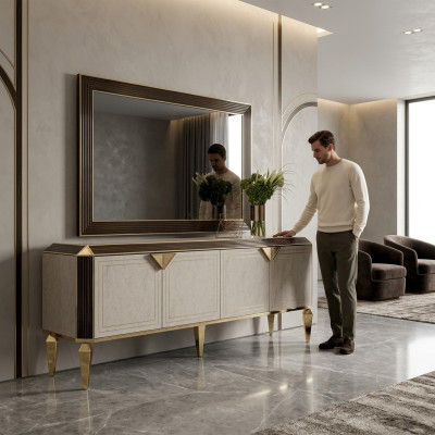 Dresser Mirror Design Furniture Console Sideboard Buffet arredoclassic