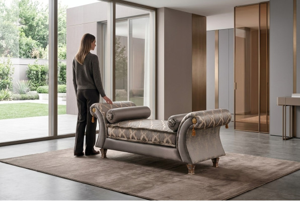 Chaise longue furniture ottoman living room design sofa lounger arredoclassic