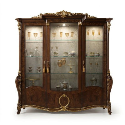 Luxury display cabinet living room furniture cabinet glass vitrines designer cabinets sideboard