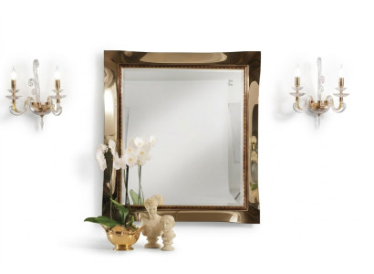 Classic wall mirror wooden frame mirror furniture hanging mirror glass frame wall