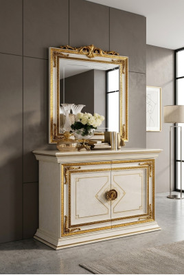 Mirror Dresser Cabinet Dressers Sideboard Bedroom Set Wood Classic Style