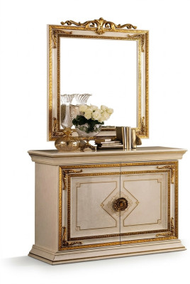 Mirror Dresser Cabinet Dressers Sideboard Bedroom Set Wood Classic Style