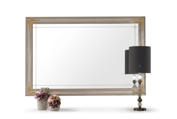 Mirror, wall mirror, hallway mirror, rectangular wood wall decoration, little mirror, baroque.