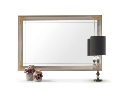 Mirror, wall mirror, hallway mirror, rectangular wood wall decoration, little mirror, baroque.