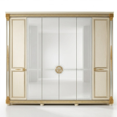 Wardrobe bedroom wood cabinet arredoclassic baroque rococo cabinets