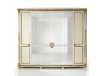 Wardrobe bedroom wood cabinet arredoclassic baroque rococo cabinets