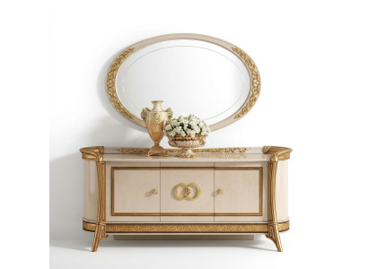 Sideboard + Mirror Sideboard Bedroom Dresser Baroque Rococo arredoclassic new