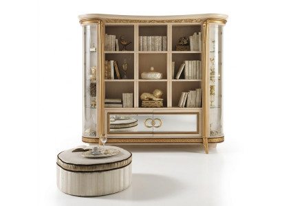 Office bookshelf file cabinet luxury furniture style antique cabinet arredoclassic