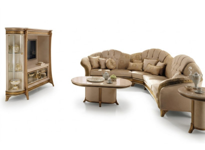 Wood Italian Furniture Baroque Style Luxury Brown Coffee Table Living Room Table New