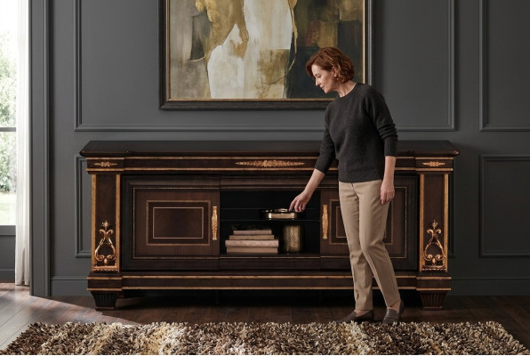 Sideboard Wood Handmade Classic TV Stand RTV TV Cabinet Furniture New