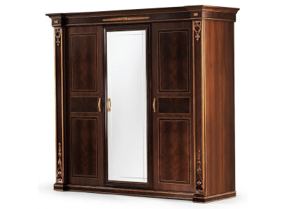 Bedroom wardrobe 3-door wooden wall cabinet wardrobe arredoclassic new