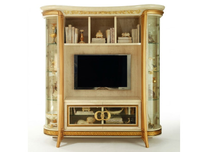 Living room extension media wall TV wall TV cabinet living wall Baroque Rococo