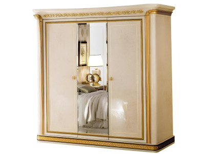 Wardrobe Bedroom Wood Closet 3 Doors Cabinets Luxury arredoclassic