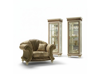 Design armchair textile luxury TV couch 1-seater sofa relax upholstery lounge new