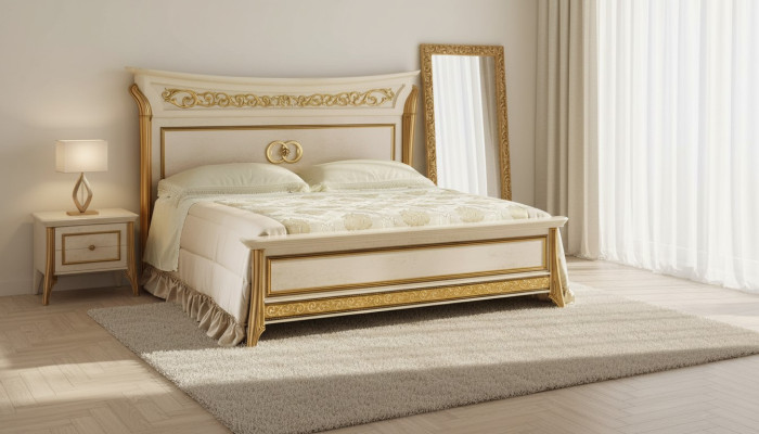 Bed Design Luxury Double Hotel Beds Sleep Room 180x200 arredoclassic Furniture