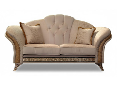 Sofa 2-seater couch design upholstery classic fabric arredoclassic two-seater