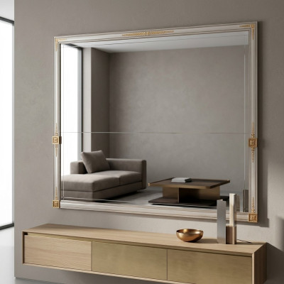 Mirror Wooden Frame Wall Mirror Classic Designer Wall Furniture arredoclassic