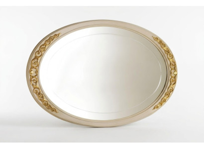 Design mirror wall mirror wood frame hanging mirror luxury Italian furniture