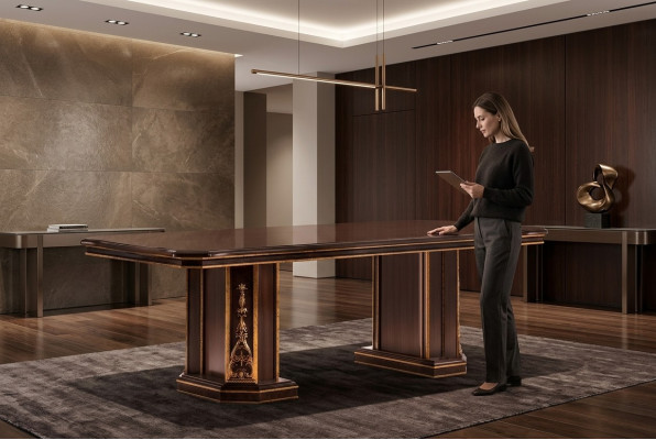 Dining table, dining room table, living room tables, extendable kitchen table, 200/300-110 cm