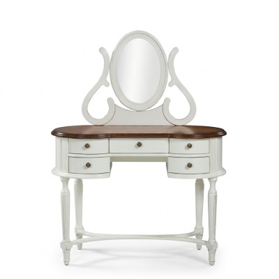 Dresser vanity table with wall mirror hairdresser console tables bedroom table