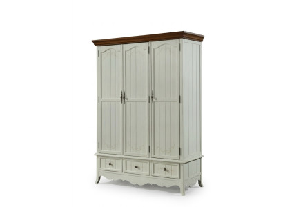 Classic wardrobe wooden cabinet country house bedroom cabinets wood furniture