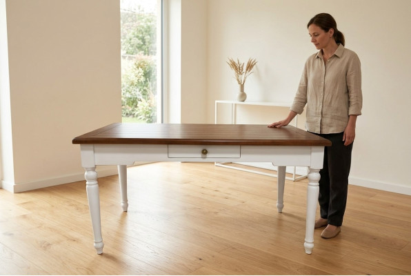 Design dining table wooden tables dining room furniture rectangular solid wood tables country style.