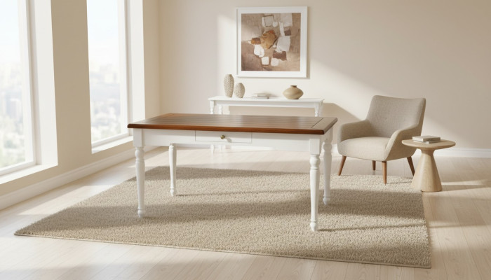 Design dining table wooden tables dining room furniture rectangular solid wood tables country style.