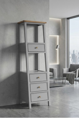 Regal Bookshelf Solid Wood Natural Handmade Storage Shelves Office Display Cabinet