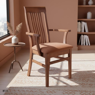 Chairs Chair Armchair Textile Solid Wood Leather Lounge Solid Armchair Upholstery