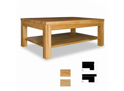 Coffee table wooden table solid wood side table table 120x80 coffee tables