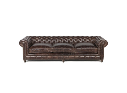 Brown Chesterfield Sofa Couch Upholstery Fabric Leather Couches Upholstery Suite Big XXL