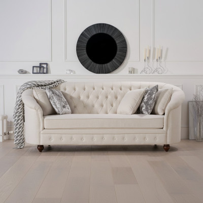 Beige Royal Couch - Luxury Chesterfield Furniture Upholstery Design Furniture