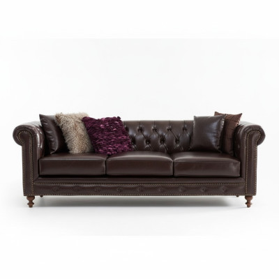 Chesterfield sofa couch upholstery fabric leather couches upholstery set 3-seater