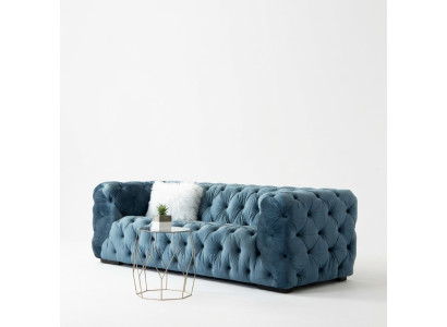 Chesterfield 3-seater modern luxury couch designer living room three-seater