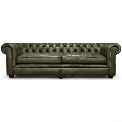 Elegant living room couch four-seater Chesterfield leather fabric couches sofa new