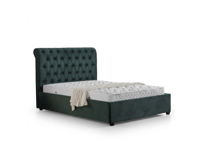 Modern green Chesterfield double bed designer luxury beds