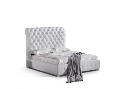 Chesterfield custom-made color selectable bed double beds purple brown beige