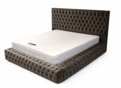Chesterfield Textile Bed Bedroom Beds Double Upholstered 140/160/180/200 cm