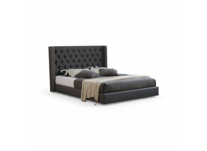 Large Grey Chesterfield Double Bed Royale Luxury Beds