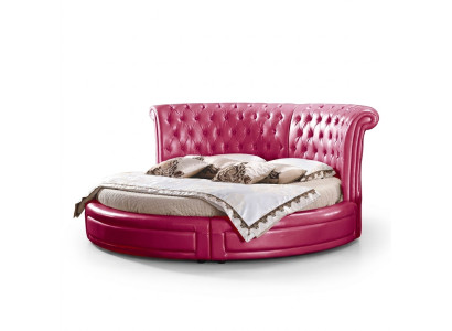 Round Classic Bed Chesterfield Beds Upholstery Round Beds Leather